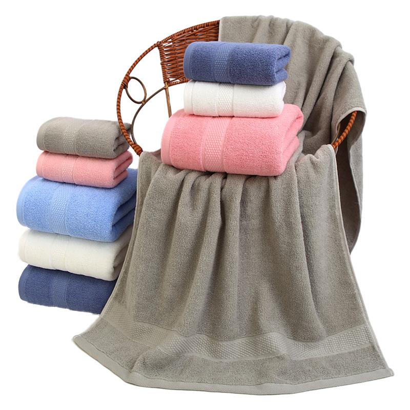 pure cotton towel, plain candy cover towel, thickened cotton towel bath towel