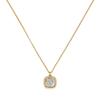 Badge Fashion Jewelry Glossy Brass Necklace Unisex Necklace Gold 863860-I4812-8030