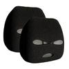 Stretchy Plush Car Headrest Cover Balaclava Design Theft Prevention Funny Holiday Car Interior Decoration for Long Trip
