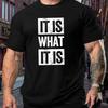 Relaxed Fit Plus Size T Shirt For Men Casual Print Oversi