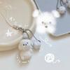 Stylish Dog Phone Chain Bag Hainging Ornament Dog Pendant Suitable for School Office Travel and Daily Decoration