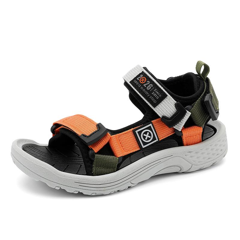 Children s Sport Sandals Summer Non Slip Girls And Boys Outdoor Beach Sandals Kids Water Shoes 30 серый