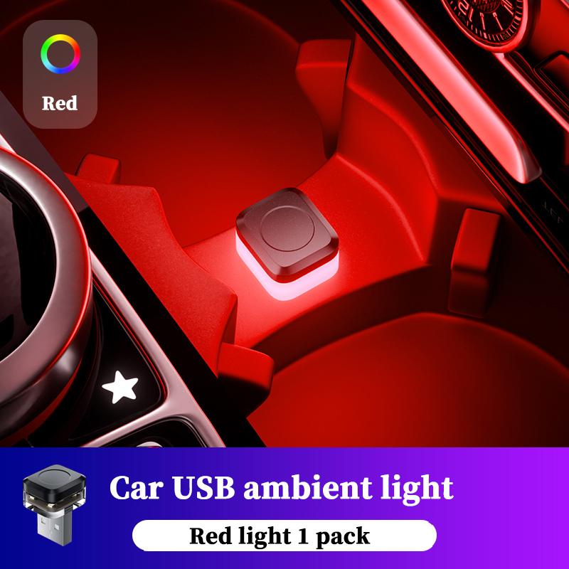 Car USB car interior LED car atmosphere lighting, wireless modification decoration products, atmosphere small lights