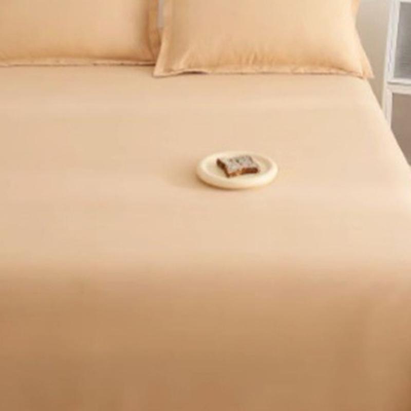 Single Complete Sheet Soft and Breathable Various Size Bedspread for Bedrooms Guest Room Students Dorm Bedding Sheets
