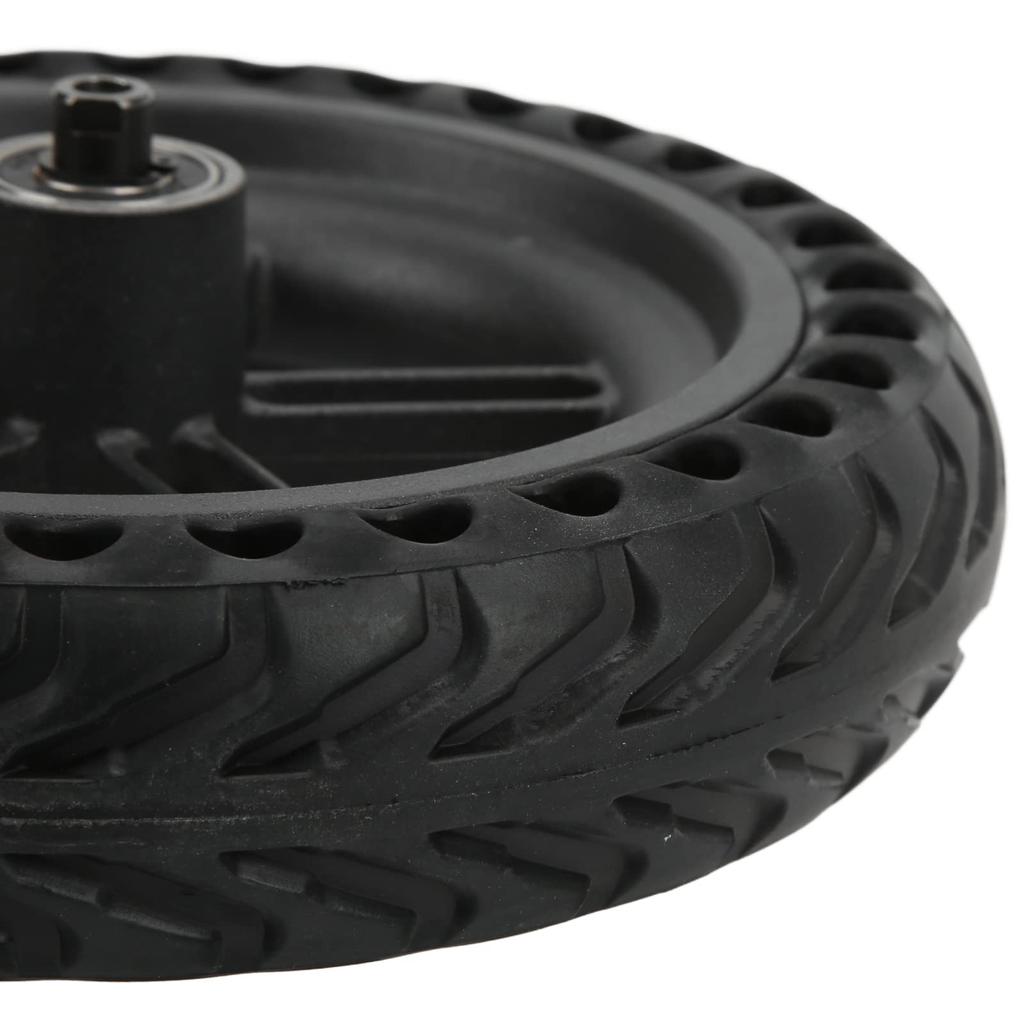 8.5-inch Electric Scooter Rear Tire Set, Explosion-Proof Solid Tires with Aluminum Alloy Hub for M365, Explosion-Proof and Shock-Absorbing