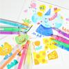 8/12 Flash Acrylic Marker Set with Thick Head Fluorescent for Hand Accounts Art Painting Greeting Card Decoration
