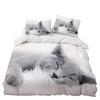 Dream NS Dog Cat Bedding Set Home Textiles Duvet Cover Set Bedclothes 2/3PCS Bedding Set Twin Single Boys Adult New Year Gift