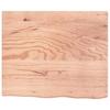 VidaXL Dessus de table marron clair 60x50x4 cm bois chêne traité 3156348