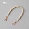 New Fashion Woman Bag Accessory Detachable Solid Beaded Chains Cute Acrylic Luxury Strap Women Bag Handle Candy Beads Chain