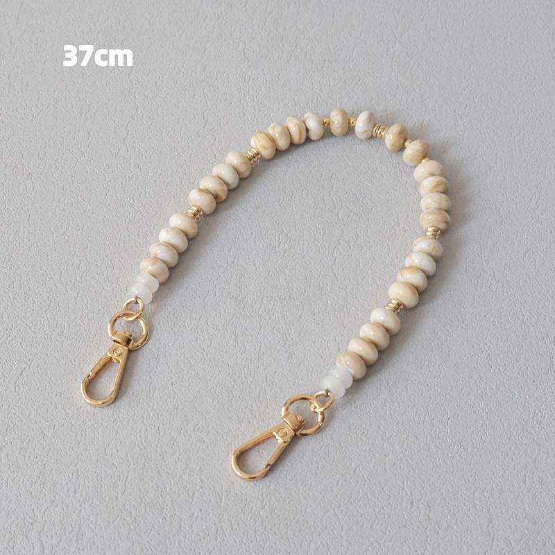 New Fashion Woman Bag Accessory Detachable Solid Beaded Chains Cute Acrylic Luxury Strap Women Bag Handle Candy Beads Chain