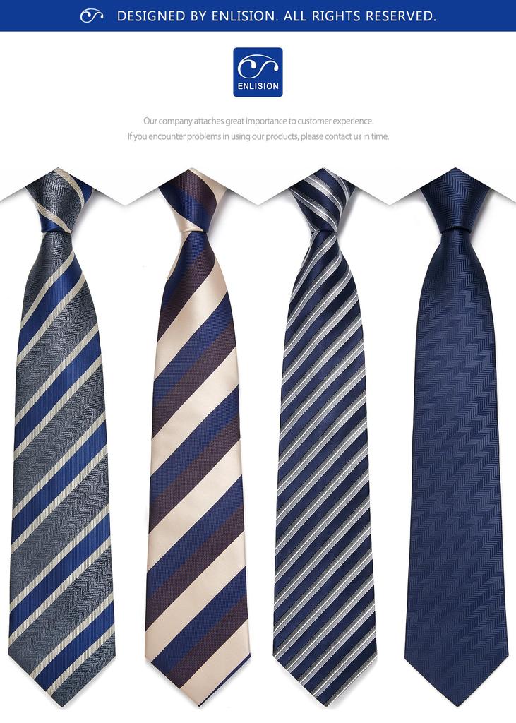 Business Set of for Job Entrance Graduation [Enlision] Men's Ties, 4, Silk, Washable, Interviews, Hunting, Ceremonies, Ceremonies, Coming-of-Age