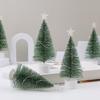 Tabletop Christmas Tree Mini Artificial Christmas Tree with LED Multicolor String Lights for Holiday Home School Office