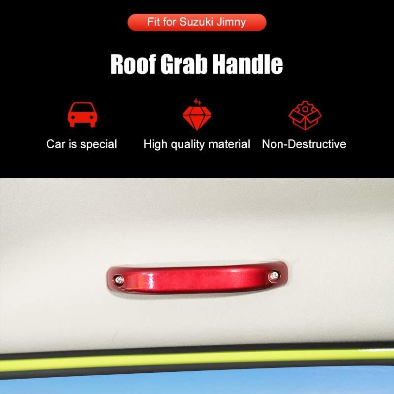 Car Aluminum Alloy Top Grab Bar Handle Holder Bracket Mounting Fit For Suzuki Jimny 2010 Up Interior Accessories