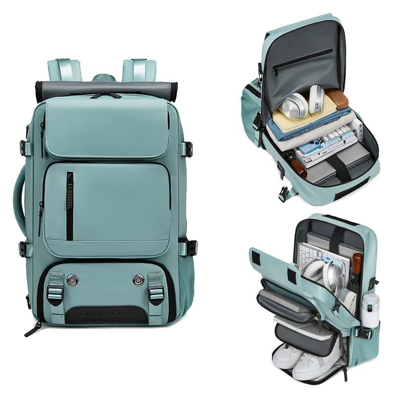 Outwalk Νέα Αδιάβροχη Unisex Σακίδιο Πλάτης για Εξωτερικό Ταξίδι, Πολυλειτουργική Τσάντα Πλάτης για Laptop 15,6,16 ιντσών