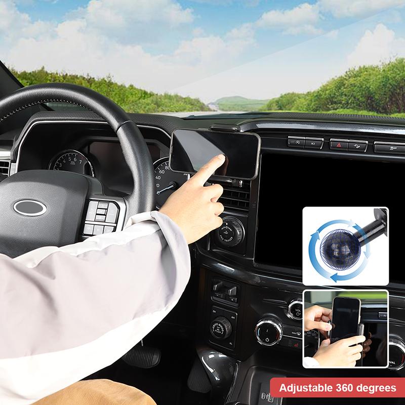 Car Air Conditioning Vent Mobile Phone Bracket GPS Phone Stand Bracket  Fit For Ford F150 2021 Up Car Interior Accessories