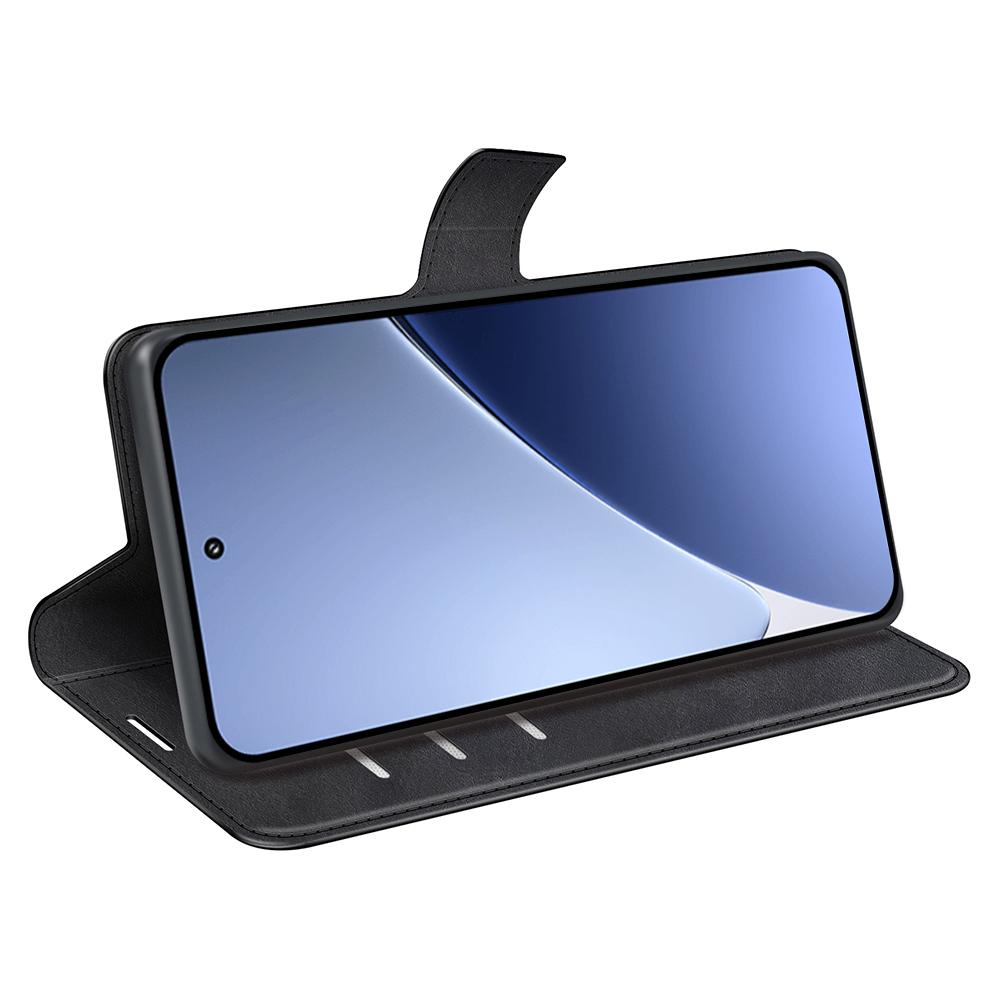 For Xiaomi 15 Pro Stand Case Anti-Scratch Calf Texture Leather Phone Cover