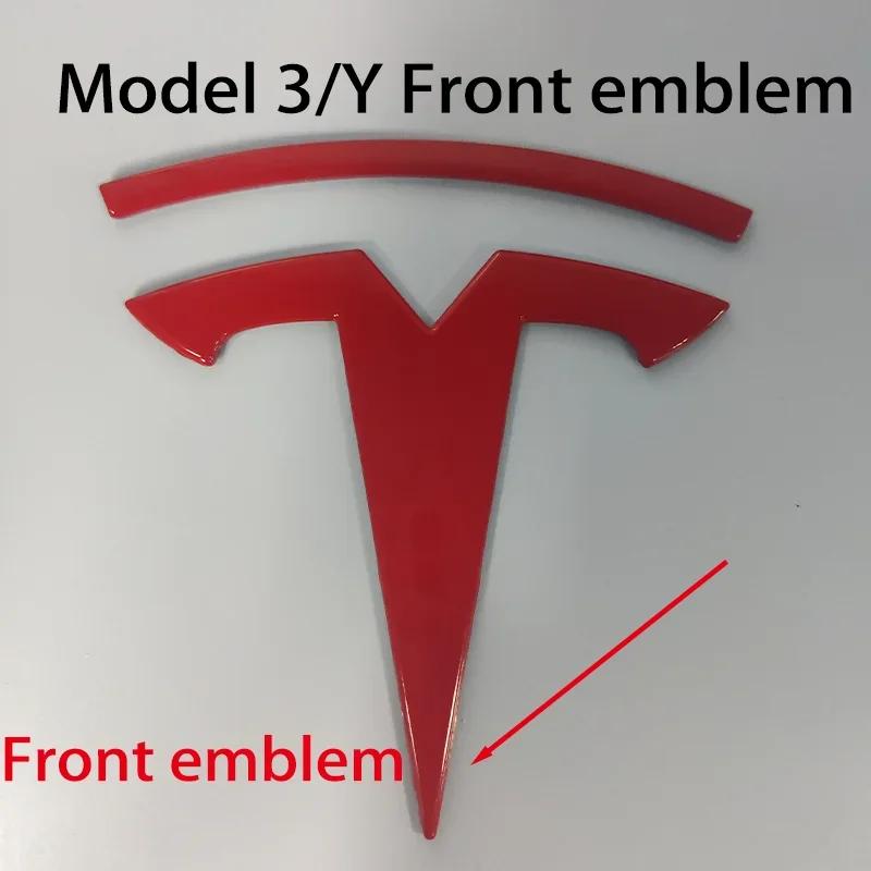 

Автомобільна наклейка 2025 Гаряча для Tesla Model 3 Y - Глянцевий Чорний Металевий Передній або Задній Емблема Значок | Наклейка для Заміни Логотипу на Багажнику та Капоті