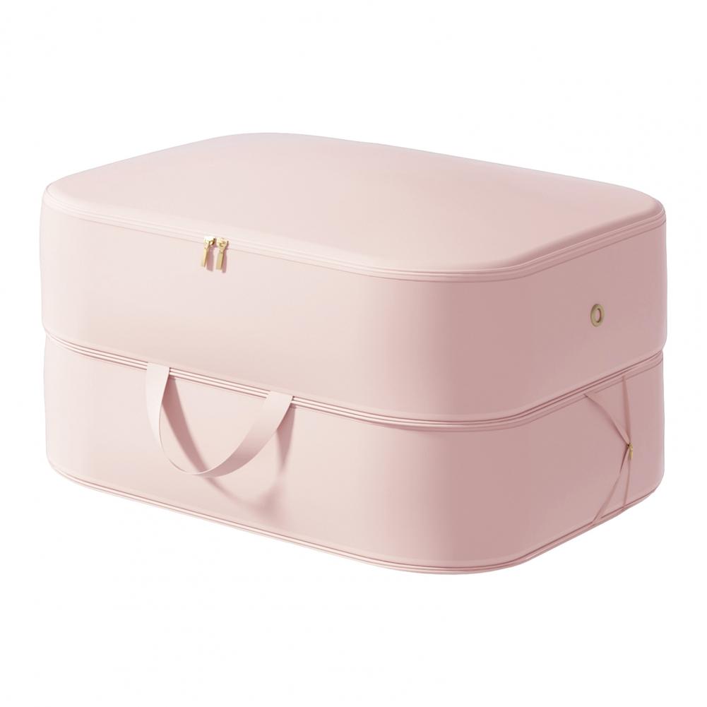 Сумки для хранения свитеров Водонепроницаемая компрессионная сумка для хранения одеял для экономии места Органайзер для вместимости Самокомпрессионная сумка для хранения S розовый 1750₽