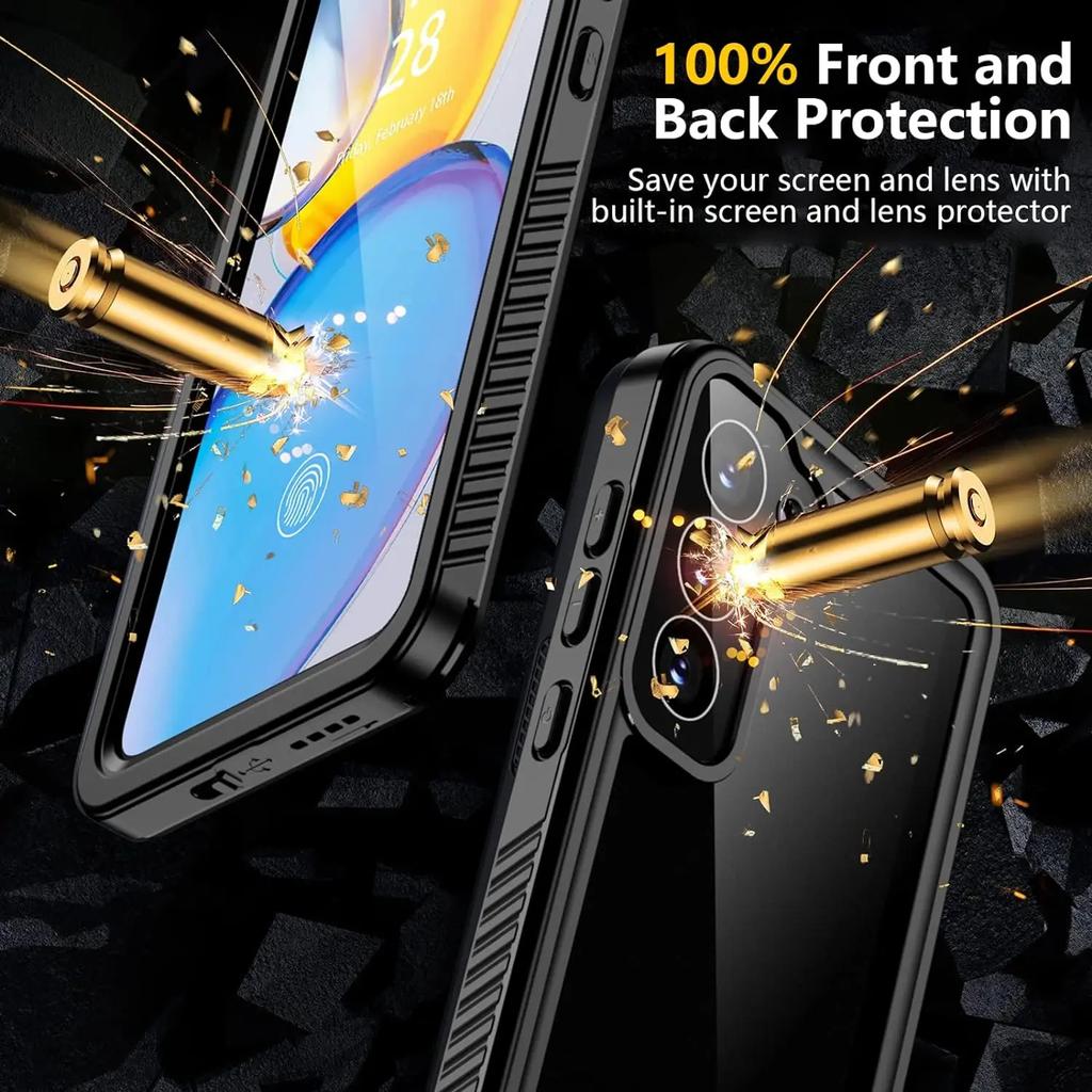 Wodoodporne etui IP68 dla Samsung Galaxy A56 A35 A15 A17 A55 S25 FE S26 Ultra S24 Certyfikowane odporne na wstrząsy Pełne etui ochronne