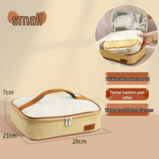Aluminum Foil Insulated Lunch Bag - Waterproof, Portable Meal Tote for Work or School
