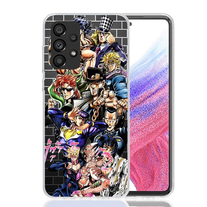 Anime JoJo Bizarre Adventure Case Phone Cover for Samsung Galaxy A17 A16 A15 A14 A13 A56 A55 A54 A53 A36 A35 A34 A33 A26 A25 A24