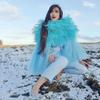 DIY 8 Ply Ostrich Feather Boas 4M for Craft Party Shawl Wedding Drees Clothes Carnival Stage Decor Fluffy Ostrich Plumes Scarf Trim