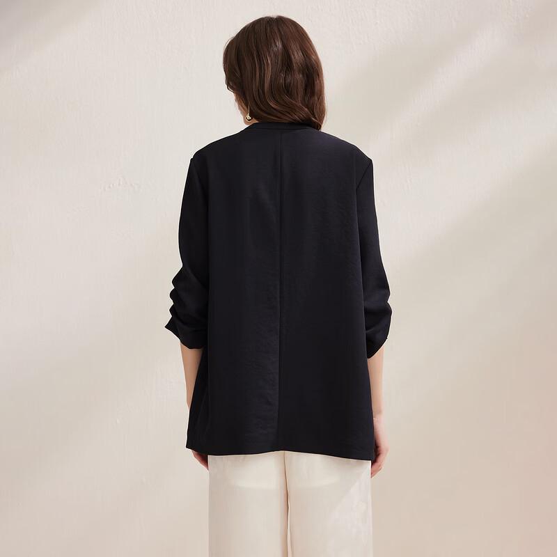 Zhaojun Women's 2026 S/S Single-Button 3/4 Sleeve Business Blazer