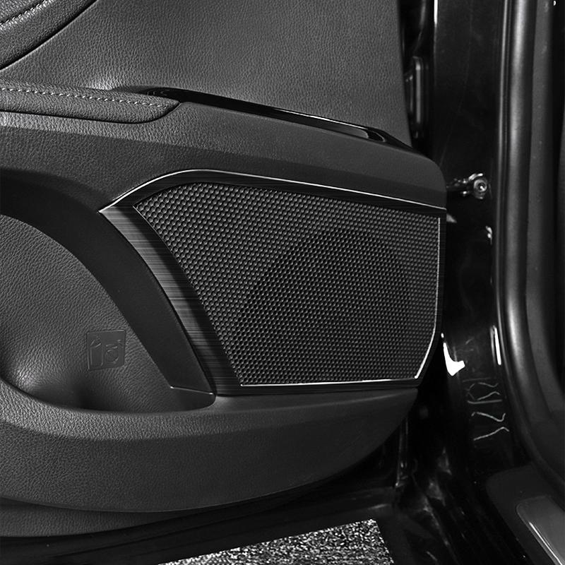 For Toyota Camry 70 XV70 2018      Hybrid Stainless Car Audio Speaker Door Loudspeaker Cover Trim Stickers