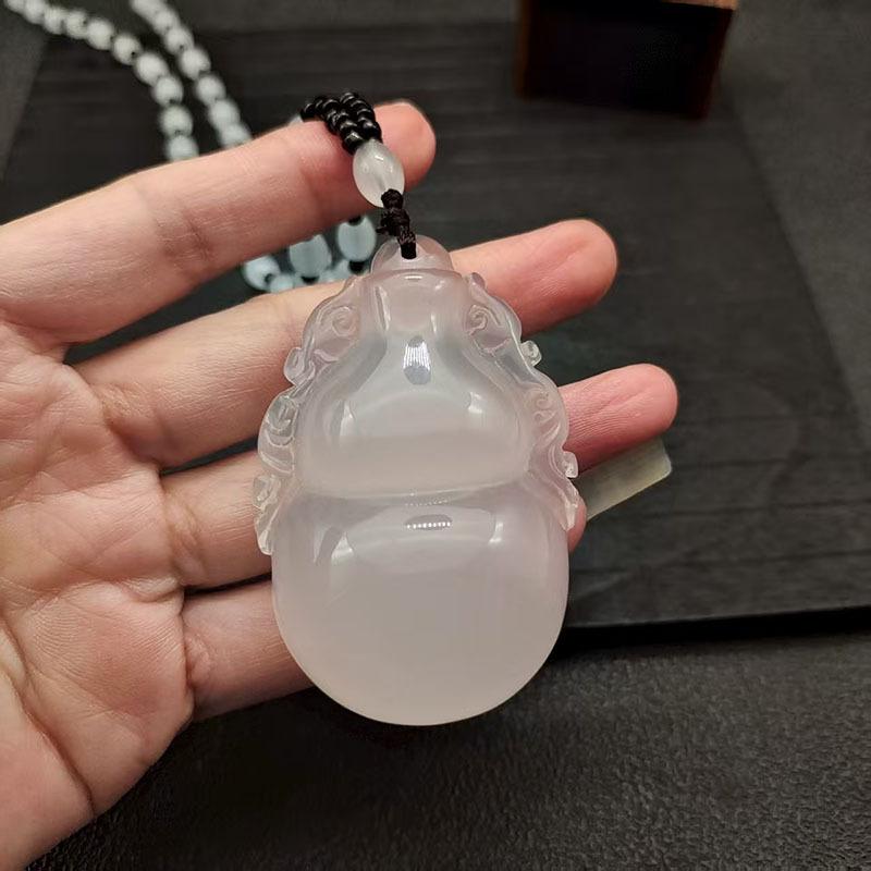 Sunlight Uv Color Change Necklace Water Drop Pendent Necklace For Women Unisex Lucky Long Pendant Sweater Chain Ornaments