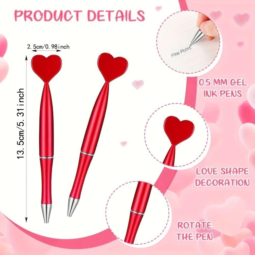 Quick-Drying Neutral Gel Pens Writing Smoothly Signature Pen Valentine's Day Ballpoint Pen Gifts