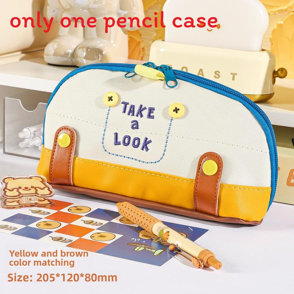 Stylish Korean Style Drawstring Pen Bag With Large Capacity For Students And Professionals