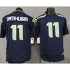 Seattle Seahawks NFL Football Jersey 11 Navy Blue Embroidered Premium Quality Mens Sports Fan Apparel