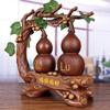 Prosperous Double Fortune Gourd Ornament for Living Room or Entrance Decoration