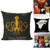 Game Of Thrones Themed Cotton Linen Pillow Cover For Winter Decor Sofa Home Car