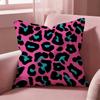 L-Leopard Print Cushion Cover Fabric Soft Furnishing,Pillowcase, Cushion Cover, Sofa Pillow, Home Decoration
