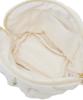 de Apparel Rose Ribbon Embroidered Pouch for Pink Beige [Maison Fleur] Women,