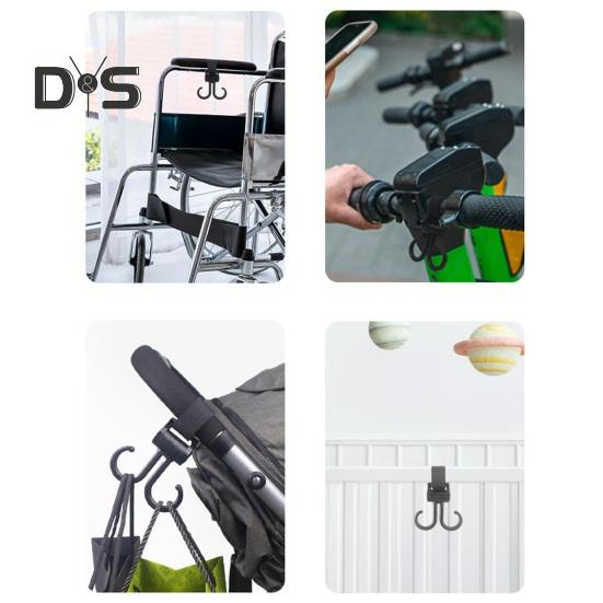 Baby Stroller Hook Convenient Strong Load-Bearing Easy To Use Fastener Tape Sturdy Long Lifespan Hook