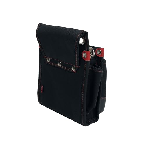 SK11 SPIDER Tobi Waist Pouch, Small, Thin, with Stretch Interior Pocket, 180mm W x 230mm H x 80mm D (SPD-JY02-B)