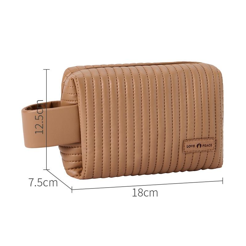 Carino Piccolo Beauty Case Portatile Borsa Cosmetica da Viaggio Pochette per Trucco Impermeabile Borse da Toilette per Accessori di Bellezza Regalo per Donne