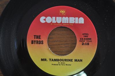 7inch Record BYRDS - Mr Tambourine Man 1333095 Columbia US Folk Used