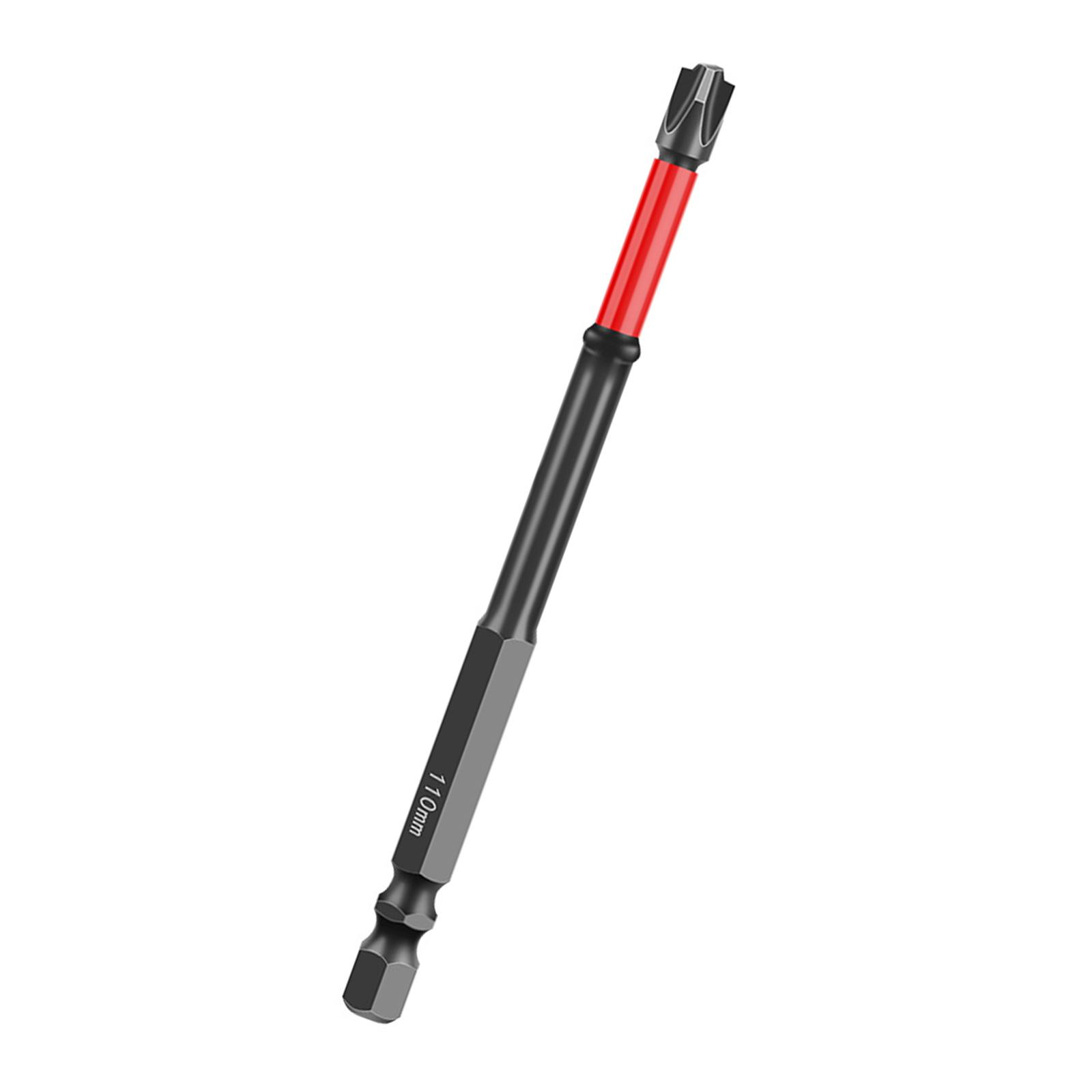 

65mm/110mm/150mm High Strength Ergonomic Magnetic Screwdriver Bit Slotted Crossing Head For Electrician 1/4inch Hex Shank