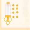 1-pack PP Piping Bag, 9-piece Set; Piping Tips for Frosting and Cookies; Baking Tools; Piping Tip Set