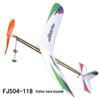 Aomou Aviator Model Kit: Rubber Band-Powered Airplane, Glider & Boomerang.