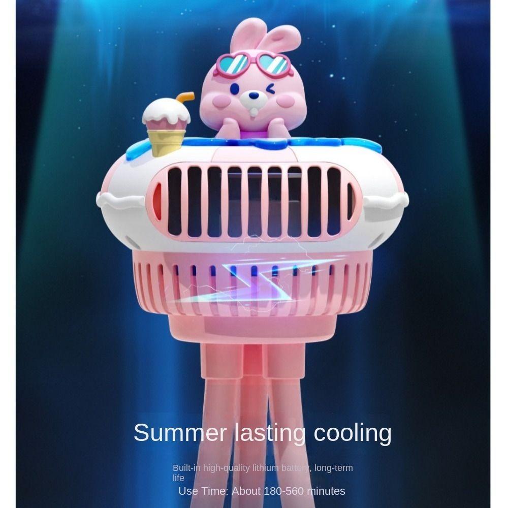 Octopus Portable Baby Stroller Fan USB Rechargeable Handheld Electric Fan Outdoor Small Fan  Home