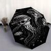 1pc Jellyfish Skulls Automatic Opening and Closing Folding - A Good Choice for Gifts, Fashionable and Convenient Cartoon Umbrella With Cute Cartoon Ch