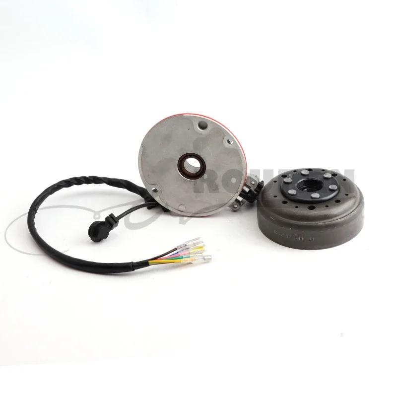Motorcycle Ignition Magneto Stator Flywheel With Light For YINXIANG YX 140cc 1P56FMJ W063 Engine BSE SDG SSR 1P56FMJ W063 Quad