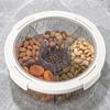Compartmentalized Serving Tray for Dried Nuts, Rotating Food Storage Box, Tray, Nut