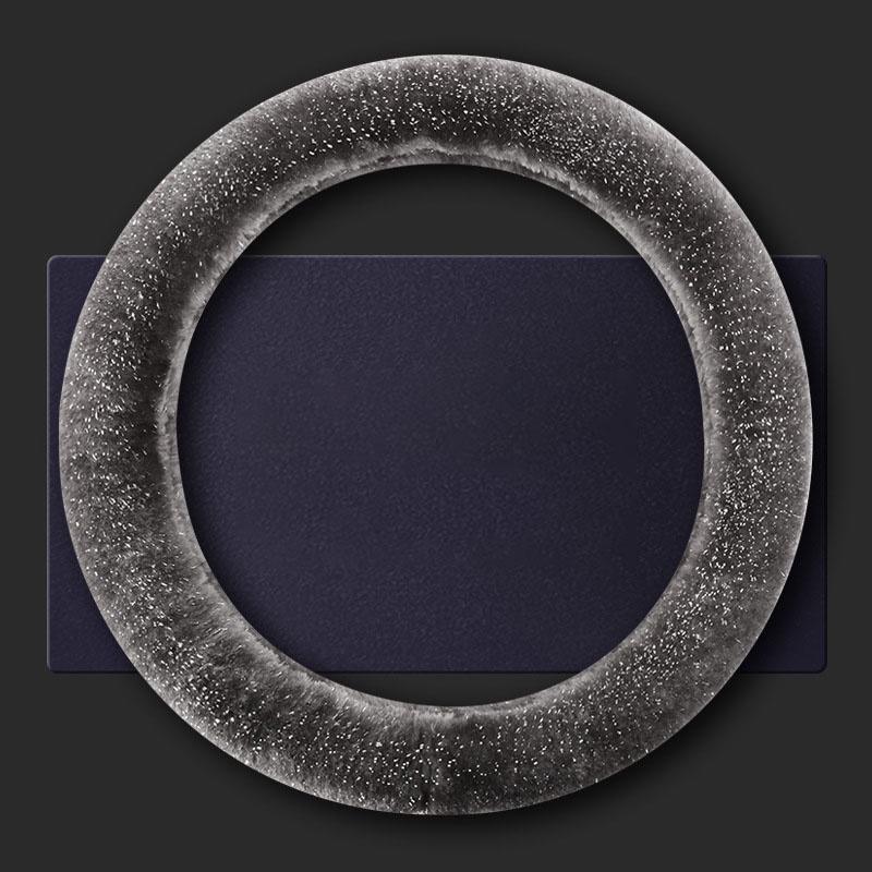 Novinka Plyšový Kožešinový Potah na Volant Auta Silný Teplý A Protiskluzový