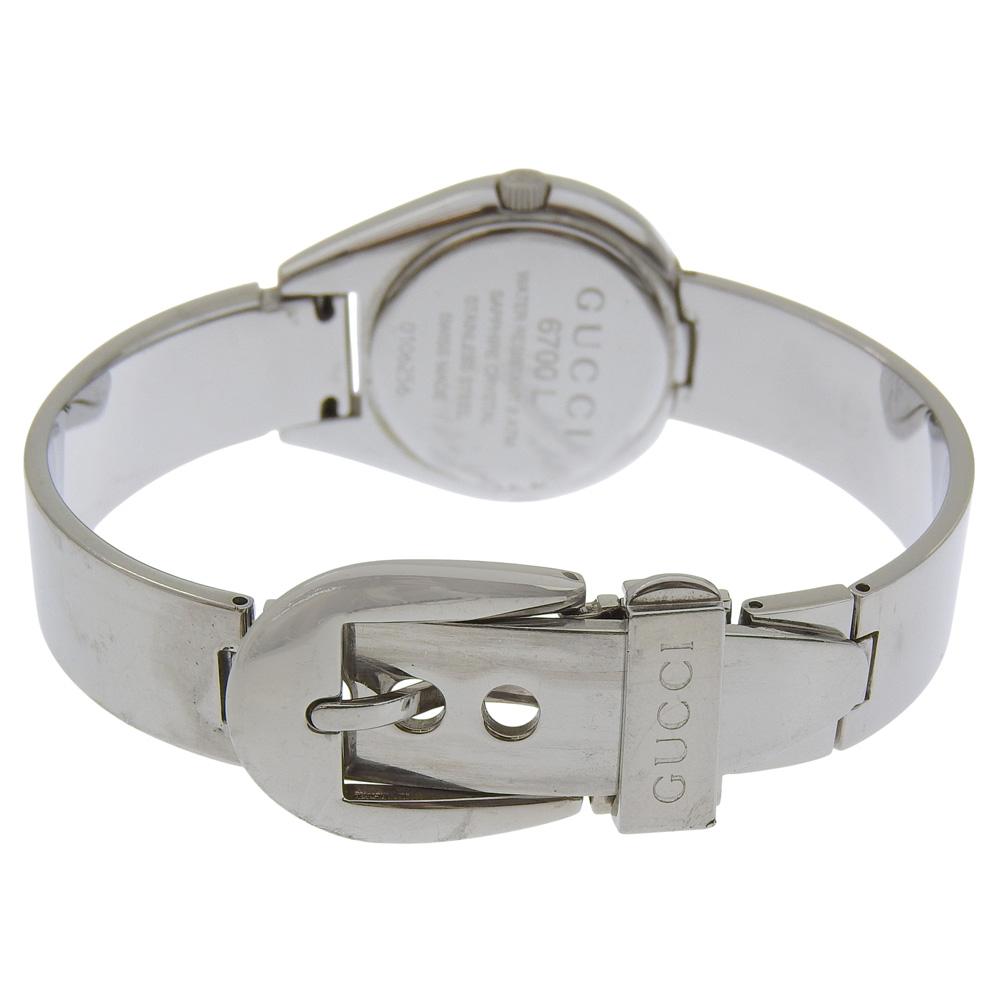 GUCCI Watches 6700L clearDial Stainless Steel Quartz Analog display Women Used