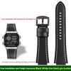 For Casio small square AE1200/1300/1500 SGW-300/400 W-218 men's original genuine leather watch strap accessories